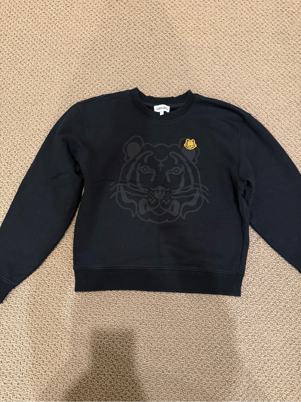 Kenzo Black Tiger Crewneck Sweatshirt